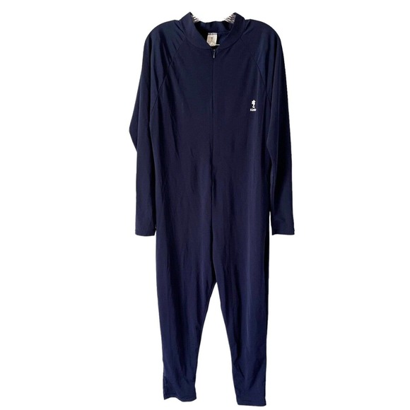 Kiefer Aquatics Blue Long Sleeve Full Zip One Piece Wetsuit Swimsuit Medium 38 - Picture 1 of 6